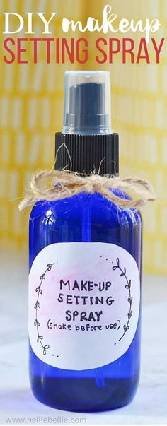 Did you know you can make your own makeup setting spray for a fraction of the cost of the most popular brands AND it works! Best of all, you can personalize it for your own preferences. Diy Setting Spray, Making Rose Water, Make Up Spray, Diy Makeup Setting Spray, Fixing Spray