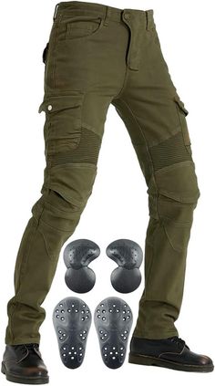 Men's Motorcycle Riding Pants Denim Jeans Protect Pads Equipment with Knee and Hip Armor Pads VES6 (Black, XL=34) Motorcycle Knee Pads, Hip Armor, Motorcycle Gear Mens, Motorcycle Riding Jeans, Galactic Starcruiser, Motorcycle Riding Pants, Motorcycle Riding Gear, Mens Tactical Pants, Motorcycle Jeans