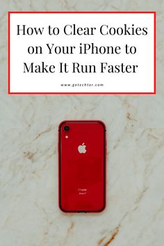 an iphone with the text how to clear cookies on your iphone to make it run faster