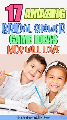 17 amazing bridal shower game ideas kids will love. Wedding Shower Activities, Games To Play With Kids, Emoji Games