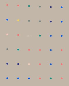 an image of colorful dots on a gray background