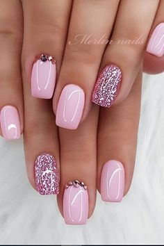 Short nails are having their momentand we love itLong manicures are beautifulbut they can be quite impracticalespecially if you have to use your hands for workShort nails are more durablePluseven if short nails appear to garner less attentionthey can still look cute as heck. Short Square Nail Ideas Summer, Short Acrylic Nails Ideas Square, Pink Short Nails Design, Pink Gel Nails Short, Pink Short Nails Ideas, Short Light Pink Nails, Nail Ideas Bright, Short Nails Pink, Nails For Work