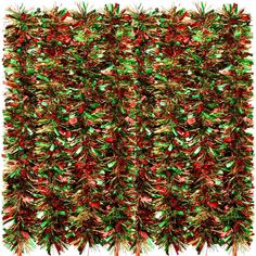 an image of a red and green carpet