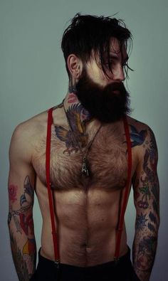 ... Ricki Hall, Top Tattoos, Blade Runner, Beard Styles, Men's Grooming