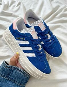 Tremdy Shoes, Adidas Gazelle Blue, Adidas Shoes Women