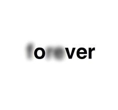 the word o ver is shown in black and white