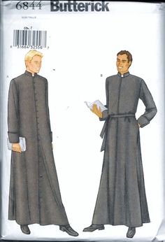 two men in long coats, one is wearing a tie