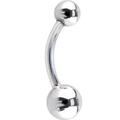 an image of a stainless steel ball belly ring