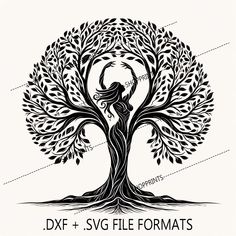 the logo for dxf and sv file formats