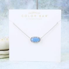 Kendra Scott Elisa Necklace ** Color Bar Combination We Will Accept Reasonable Offer, But No Offer Will Be Accepted For Bundle Deals, All Bundles Will Have 15% Discount Apply Automatically. - Blue Glowing In The Dark - Rhodium Plated Over Brass - 0,63” L X 0.38” W Stationery Pendant - 15” L Silver Color Chain With 2” L Extender - Lobster Clasp Closure Brand New With Holder And Dust Bag Blue Kendra Scott, Kendra Scott Elisa Necklace, Kendra Scott Ring, Elisa Necklace, Dark Necklace, Dream Necklace, Kendra Scott Necklace Elisa, Glowing In The Dark, Kendra Scott Elisa