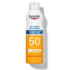 Eucerin Sunscreen, Sunscreen Spray, Spray Sunscreen, Sunscreen Spf 50, Spf Sunscreen, Spf 50, Clean Skin, Skin Care Moisturizer, Hyaluronic Acid