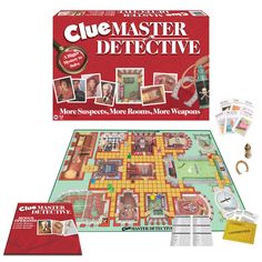 the clue master detective board game