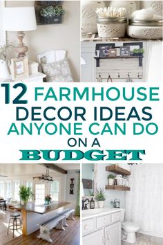 farmhouse style diy's anyone can do on a budget