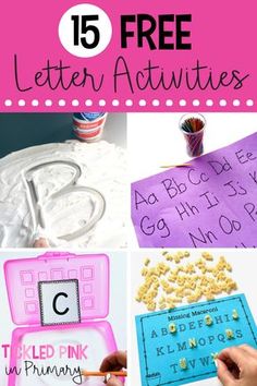 the top ten free letter activities for kids