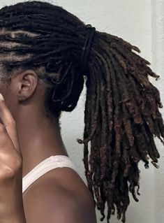 Hoop Hairstyles, 3b Locs, 60 Locs, Feminine Locs, Burgundy Dreads, Latest Dreadlocks Styles, Long Locs, Loc Hairstyles