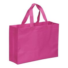 a pink shopping bag on a white background