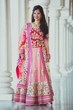 Bride in Pink lehenga -IQ Photo Bride In Pink Lehenga, Pink Lehenga, Indian Bridal, Indian Dresses, Indian Fashion, Lehenga