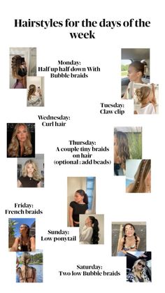 Quick Hairstyles For School, Peinados Fáciles Para Cabello Corto, Hair Stylies, Hairdo For Long Hair