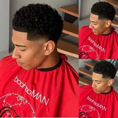 Jude Bellingham Hairstyle, Jude Bellingham Haircut, Afro Hair Fade, Black Man Haircut Fade, Low Cut Hairstyles, Fade Haircut Curly Hair, Low Taper Fade Haircut, Taper Fade Curly Hair, Afro Fade