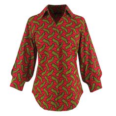 African Print Big Sleeve Shirt for Women African Tops For Women Shirts, Ankara Shirt Dress For Women, Ankara Shirts Women, African Blouses For Women, Latest Ankara Top Styles, Ankara Shirt, African Tops For Women, Ankara Tops, African Tops