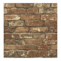 an old brick wall is shown in this image