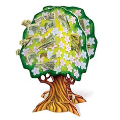 3-D Baby Shower Money Tree - Baby Shower Centerpieces Baby Shower Money Tree, Mother Tree, Baby Shower Party Themes, Money Tree, Autumn Decorating, Baby Shower Party Supplies, Fall Mantel, Money Trees, Tree Sculpture