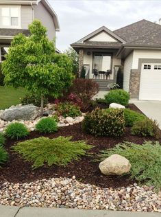 the front yard is clean and ready to be used as a landscaping area for this home