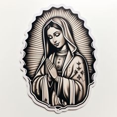 Virgin Mary Tattoo – the perfect fusion of tradition and contemporary style American Traditional Mother Mary Tattoo, Virgin Mary Outline Tattoo, Black Virgin Mary Tattoo, Traditional Virgin Mary Tattoo, Our Lady Of Guadalupe Tattoo, Chicano Tattoos For Women, Blessed Mother Tattoos Virgin Mary, Women Virgin Mary Tattoo, Virgin Mary Skeleton