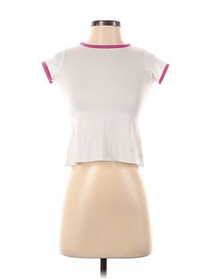 Set Short Sleeve T Shirt Size: X-Small Tops - used. 95% POLYESTER, 5% LYCRA | Set Short Sleeve T-Shirt: White Tops - Size X-Small Short Sleeve T Shirt, Small Tops, Shirt White, White Long Sleeve, White Tops, Long Sleeve T Shirt, Short Sleeves Tops, Long Sleeve Tshirt, Women Handbags