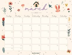 Welcome spring with our March 2025 calendar. Featuring hand-drawn elements and soft pastel colors, this free printable is perfect for adding a seasonal touch to your planning. Download now! March 2025 Calendar, March 2024 Calendar Printable, 2024 Calendar Printable Free Aesthetic, Calendar Printables 2024, Ipad Journaling, Free Printable Calender, Printable Calender, Inspirational Quotes Calendar, Calender Printables