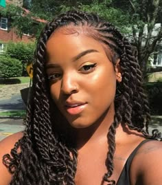 Flat Braids, Come Intrecciare, Tumblr Hair, Braided Cornrow Hairstyles, Braids Hairstyles Pictures, Twist Braid Hairstyles, Girl Braids