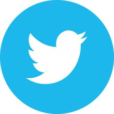 the twitter logo in a blue circle