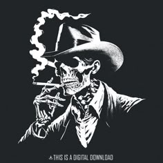 Skeleton Cowboy Drawing, Goth Cowboy Aesthetic, Southern Gothic Home, Cowboy Flash, Western Graphic Design, Voodoo Ranger, Western Skeleton, Lone Cowboy, Grunge Cowboy