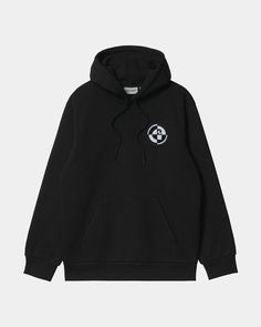 Carhartt WIP Hooded Range C Sweatshirt | Black – Page Hooded Range C Sweatshirt – Carhartt WIP USA Black Page, Women Carhartt, Zip Hoodies, Nike Brand, Carhartt Wip, Brushed Cotton, Pant Shirt, Long Hoodie, Jacket Outfits