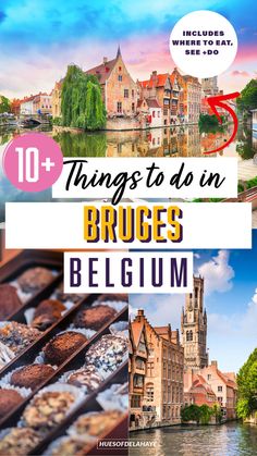 things to do in bruges belgium with text overlay that reads 10 things to do on bruges belgium