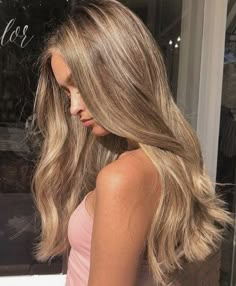 balayage hair, balayage for dark brown hair, brown to blonde balayage, brunette hair with blonde highlights Dark Blonde Hair Color, Blonde Hair Transformations, Black Hair Balayage, Bronde Hair, Dark Blonde Hair