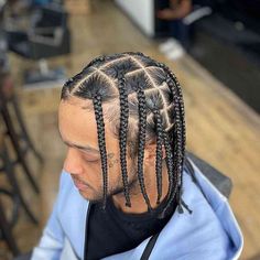 Boy Box Braids, Man Braid, Cornrow Braids Men, Braids For Men, Braid Styles For Men, Boy Braids Hairstyles, Cornrow Hairstyles For Men, Braids For Boys