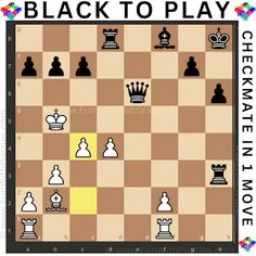 black to play chess in two moves