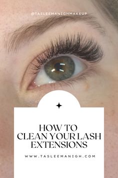 Some clients think that keeping their lash extensions away from water will keep them on longer, however this is very untrue and has quite the opposite effect! Your lash extensions will fall off prematurely when you avoid cleansing them. Clean Lash Extensions, Lash Extension Glue, Lash Extension Mascara, Makeup Remover Wipes, Makeup Wipes, Lash Adhesive, Facial Cleansers, Cleansing Brush