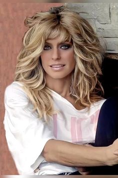 Timeless Looks, Haircuts For Women Over 50, Cool Blonde Hair, Gorgeous Hairstyles, Hairstyles And Haircuts, Beautiful Hairstyles, Haircuts For Medium Hair, Long Hair With Bangs