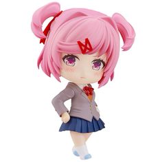 Literature Club Natsuki, Doki Doki Literature Club Natsuki, Pouting Face, Cat Cupcakes, Doki Doki Literature Club, Kawaii Core, Cat Cake, Png Icons