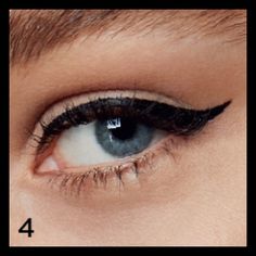 Wing Stencil, Cat Eyeliner Stencil, Smoky Eyeliner, Natural Eye Makeup Tutorial, Hazel Eye Makeup, Butterfly Eyes, Eyeshadow For Blue Eyes