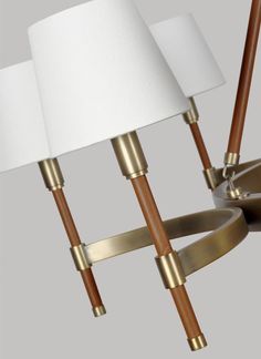 two lamps that are next to each other