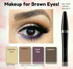 www.marykay.com/allisonpinkney Party Makeup Brown Eyes, Eyes Contact