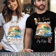 Our matching shirts are suitable for various occasions, including Cruise Trip, anniversaries, Birthday Cruise, Family Birthday Cruise, Vacation Mode and more. They are designed to make you and your partner stand out. Perfect for Casual Wear, Couple Gifts, Cruise Birthday Family Trip, Special Occasions Ideal Matching Shirts for Couples and Families. We are adding designs to our shop daily, so make sure you get all the updates favoriting our shop!  Please See The Last Images Of the Listing For the Matching Shirts For Couples, Shirts For Couples, Birthday Cruise, Couples Shirts, Cruise Trip, Funny Travel, Matching Couple Shirts, To My Wife, Cruise Shirt