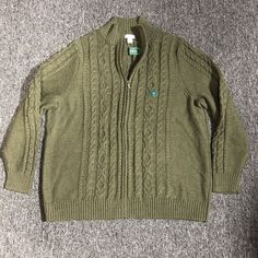 Ll Bean Womens Cable Knit Full Zip Cardigan Sweater Small Green Cotton. Condition Is New With Tags. Shipped With Usps Priority Mail. Zip Cardigan, Green Cotton, Ll Bean, L L Bean, Priority Mail, Cardigan Sweater, Cable Knit, Sweater Cardigan, Sweaters & Cardigans