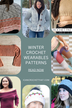 Stay stylish with crochet winter wearables patterns! From crochet headwear to fun crochet hat patterns, this roundup has all the warm essentials you need for winter. Explore crochet hat patterns and crochet ideas wearable for a perfect combination of comfort and style.