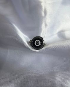 A made to order ring with an 8 ball bead wrapped by silver wire 8ball bead size is 12 mm, wire is silver plated. Magic Eight Ball, Ball Jewelry, Pool Ball, 8 Ball, Jewelry Statement, Wire Rings, Beaded Wraps, Funky Jewelry, Ring Sterling Silver