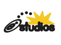 the logo for studio, which has been designed to look like it is in black and yellow