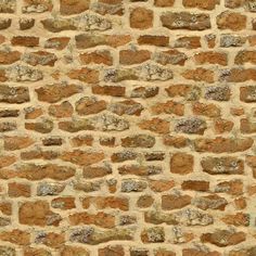 an old brick wall is shown in this image